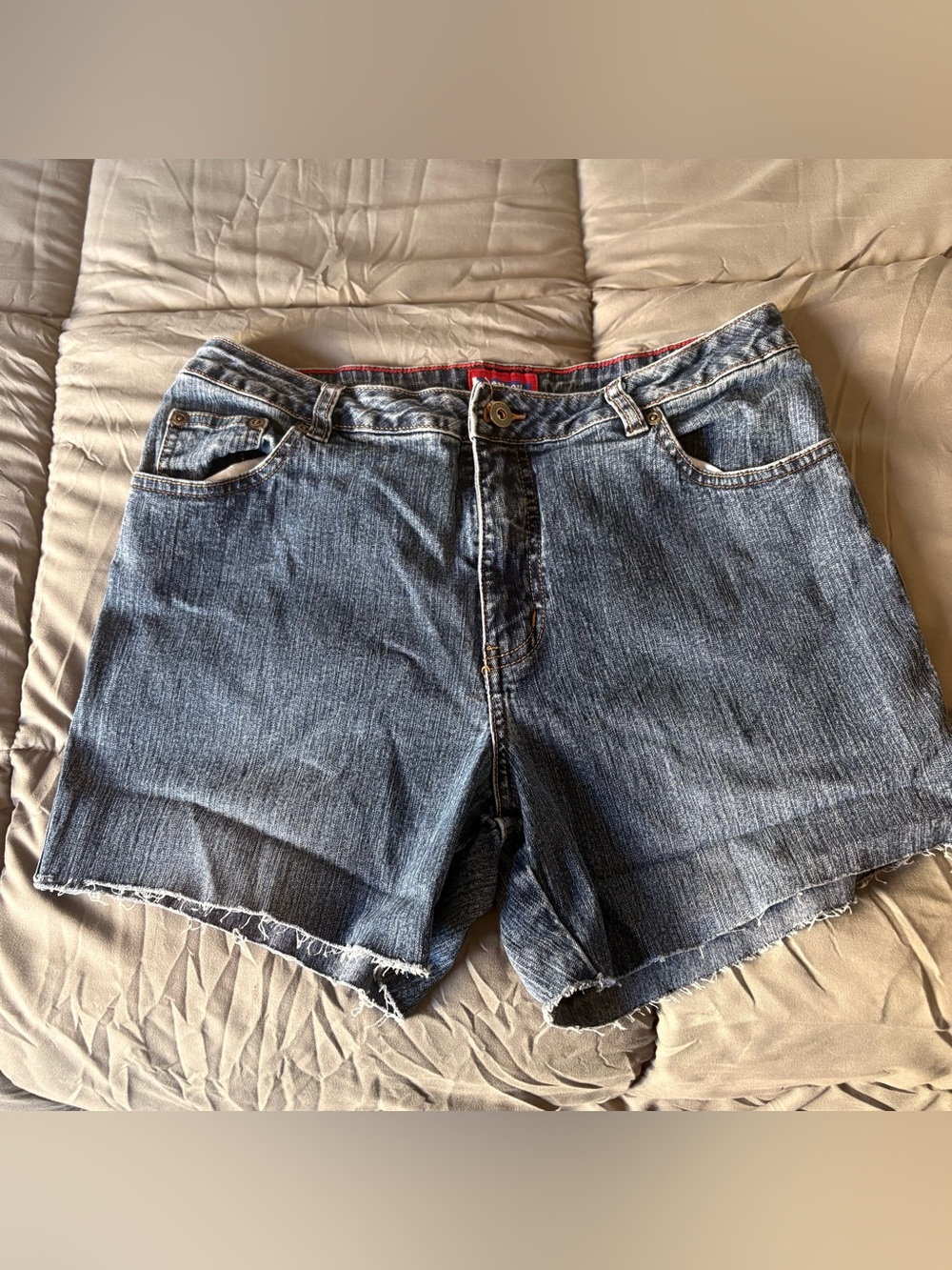 Westport Women's Dark Blue Denim Cutoff Shorts